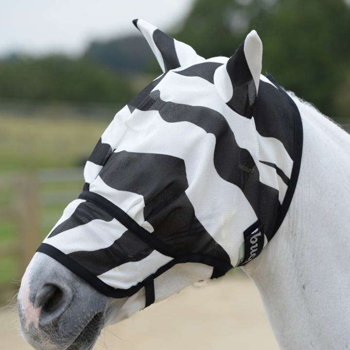 Bucas Buzz-Off Extended Nose - Zebra