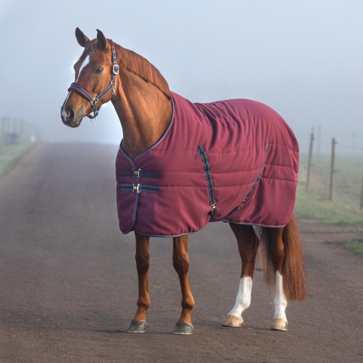 Horseware Rambo Stable Rug 100g - Burgundy/Burgundy