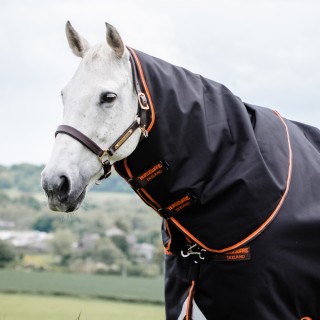 Horseware Rambo Supreme Hood 150g - Black/Orange