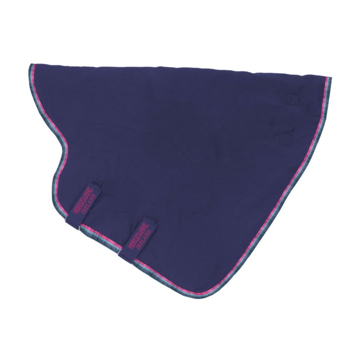 Horseware Rambo Optimo Stable Hood 200g - Navy/Burgundy