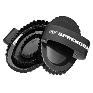 Sprenger Reformstriegel Stahl schwarz