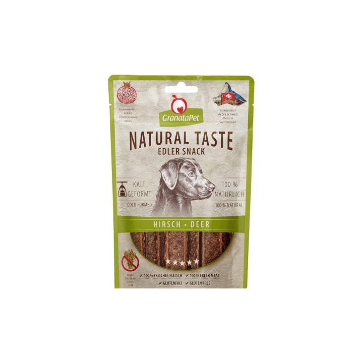 GranataPet Natural Taste Edler Snack Hirsch 90g