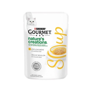 GOURMET Crystal Soup Köstliche Brühe mit naturbelassenem Huhn 16x40g