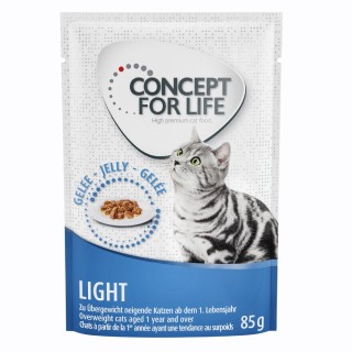Sparpaket Concept for Life 48 x 85 g -  Light Cats in Gelee