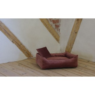 Kuschelsofa Samt rose Gr.2
