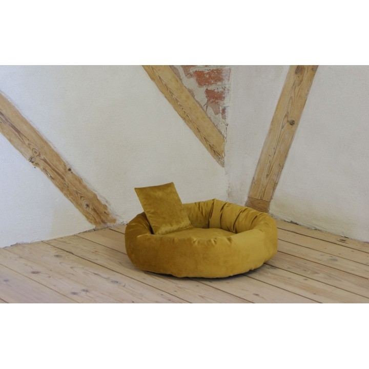 Kuschelinsel Velvet senf Gr. M