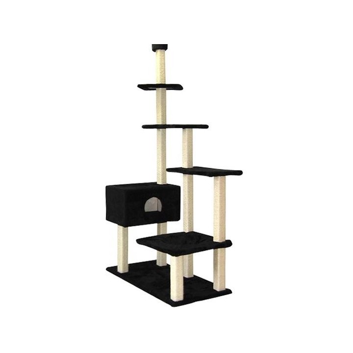 Katzen Kratzstamm Big House rh. schwarz