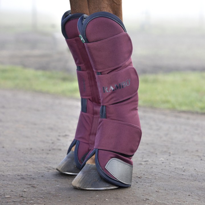 Horseware Rambo Travel Boots - Burgundy
