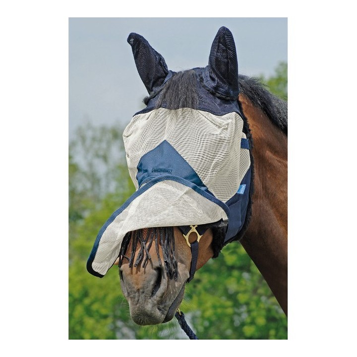 Busse Fliegenmaske FLY STOP- beige