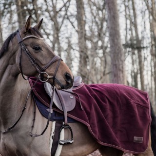 Kentucky Horsewear Ausreitdecke Heavy Fleece - bordeaux