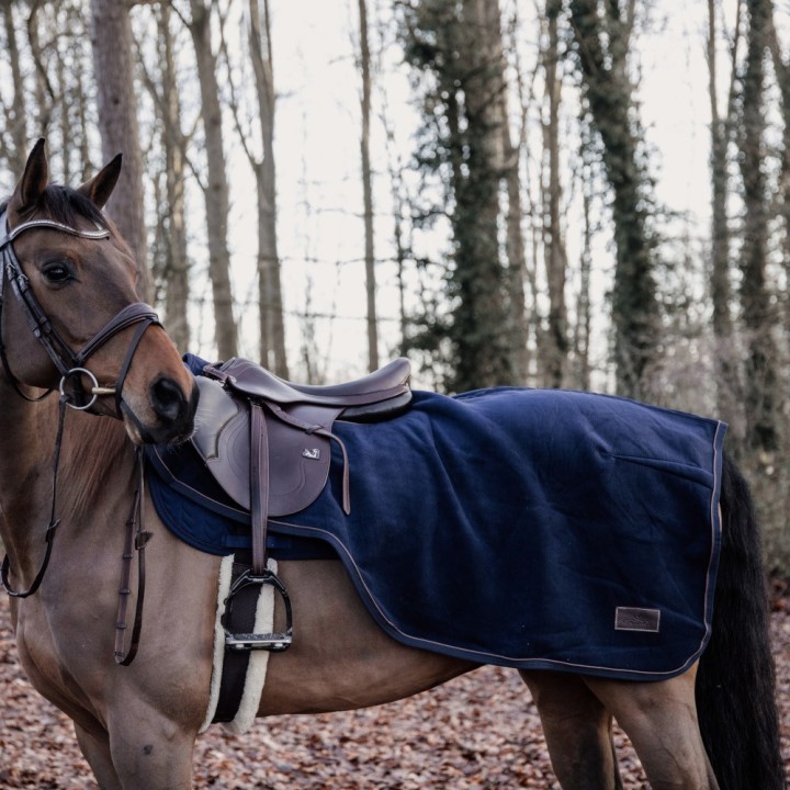 Kentucky Horsewear Ausreitdecke Heavy Fleece - marine