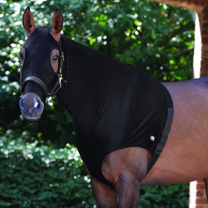 Weatherbeeta Stretch Halsteil mit Reissverschluss - black