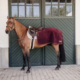 Kentucky Horsewear Quarter Rug Heavy Fleece - bordeaux