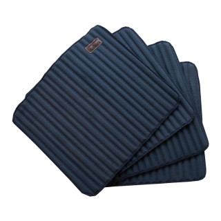 Kentucky Horsewear Bandagenunterlagen für die Arbeit 4er-Set 45 x 30 cm - Marineblau
