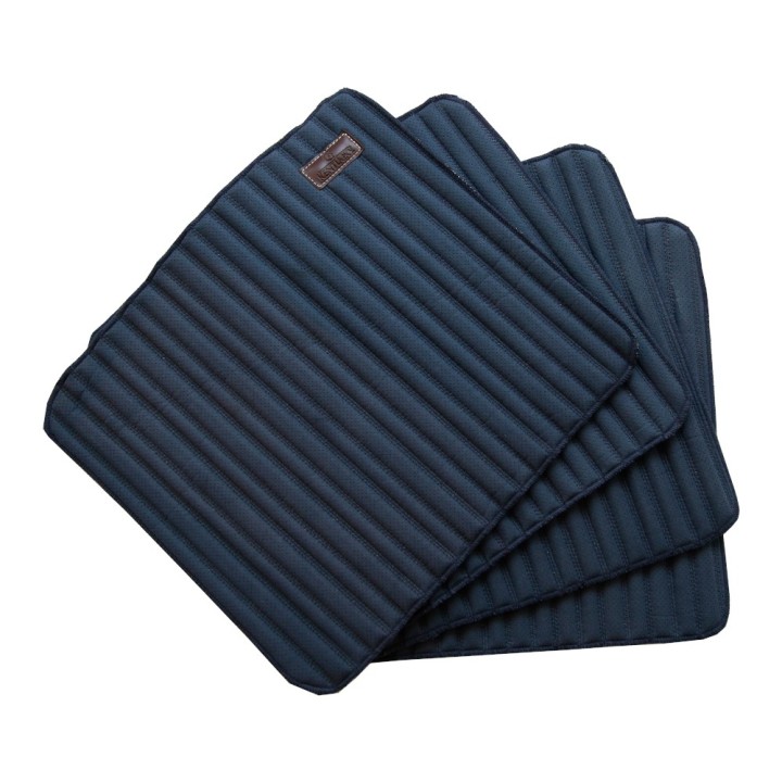 Kentucky Horsewear Bandagenunterlagen für die Arbeit 4er-Set 45 x 30 cm - Marineblau
