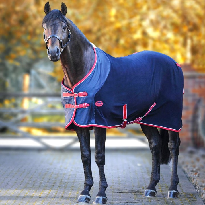 Weatherbeeta Fleece Cooler Combo - navy/red/white