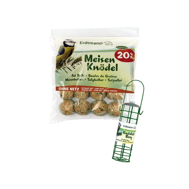 Erdtmann's 20 Meisenknödel ohne Netz + 1 Knödelboy