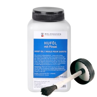 Waldhausen Huföl mit Lorbeeröl mit Pinsel