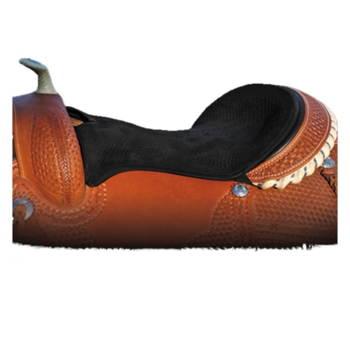 Acavallo Gelpolster Western Dri-Lex - schwarz