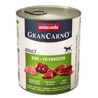 animonda GranCarno Original Adult 6 x 800 g - Rind & Entenherzen