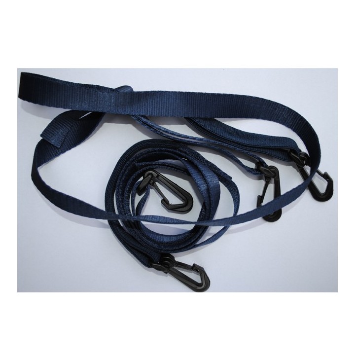 Bucas Beinschnüre, 1 Paar, blau