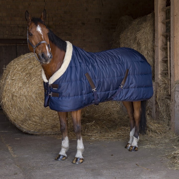 Equithème Teddy Stalldecke 200g - marineblau