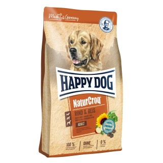 Happy Dog NaturCroq Rind & Reis - 15 kg