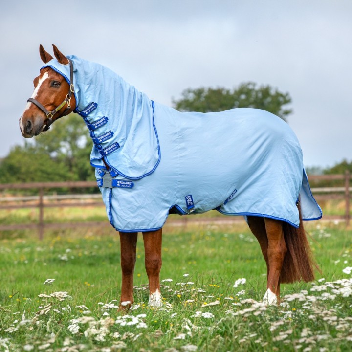 Horseware Amigo Pony Ripstop Hoody - Azure Blue