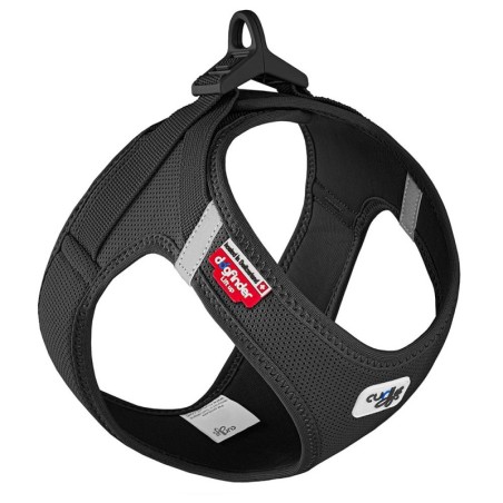 Curli Vest Geschirr Clasp Air-Mesh, schwarz - Größe 3XS: Brustumfang 26,7 - 30,1 cm