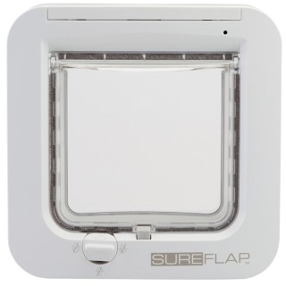 SureFlap® Microchip Katzenklappe weiß