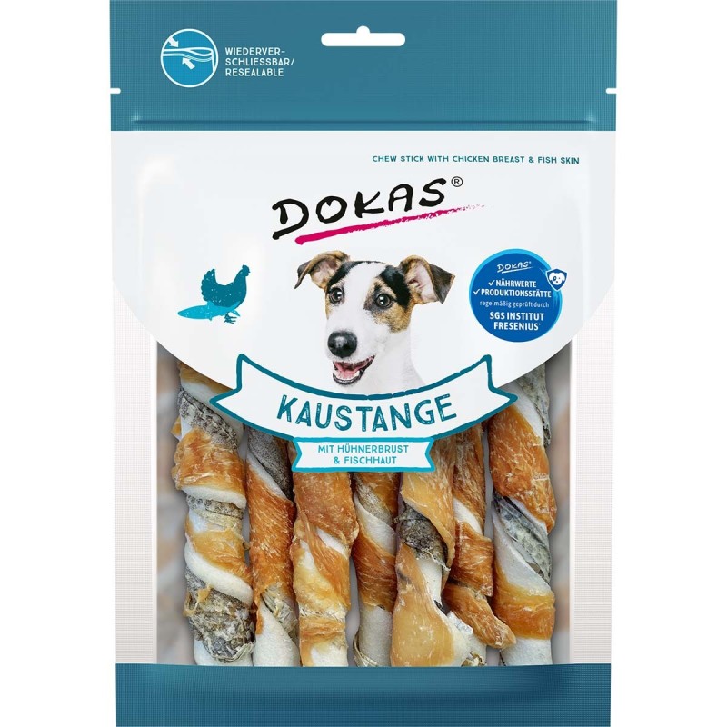 Dokas Kaustange mit Hühnerbrust & Fischhaut 170 g