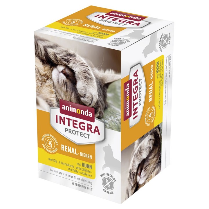 animonda Integra Protect Adult Niere Schale 24 x 100 g - mit Huhn