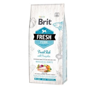 Brit Fresh Dog - Adult Large Breed - Fish - Muscles & Joints 12kg