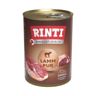 Rinti Singlefleisch Lamm pur 12x400g