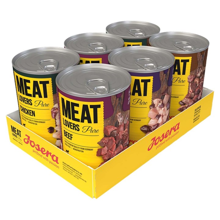 Josera Meat Lovers Pure Multipack 6x400g