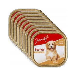 Jeden Tag Hund Pastete Kalb und Geflügel