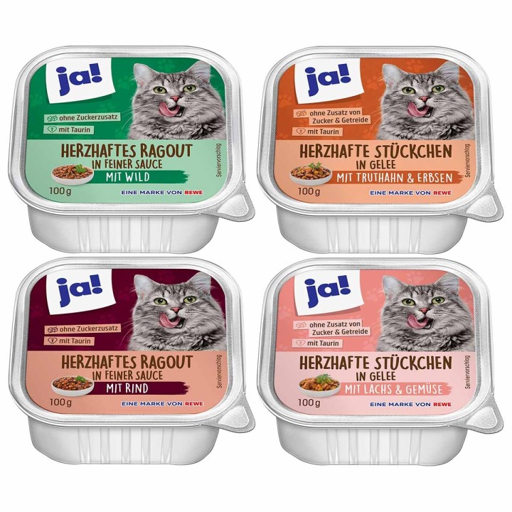 ja! Mixpaket Ragout & Gelee 32x100g