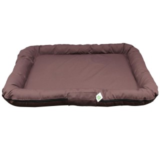 Hundebett Tierbett Hundematratze dunkelbraun 100 x 120 cm