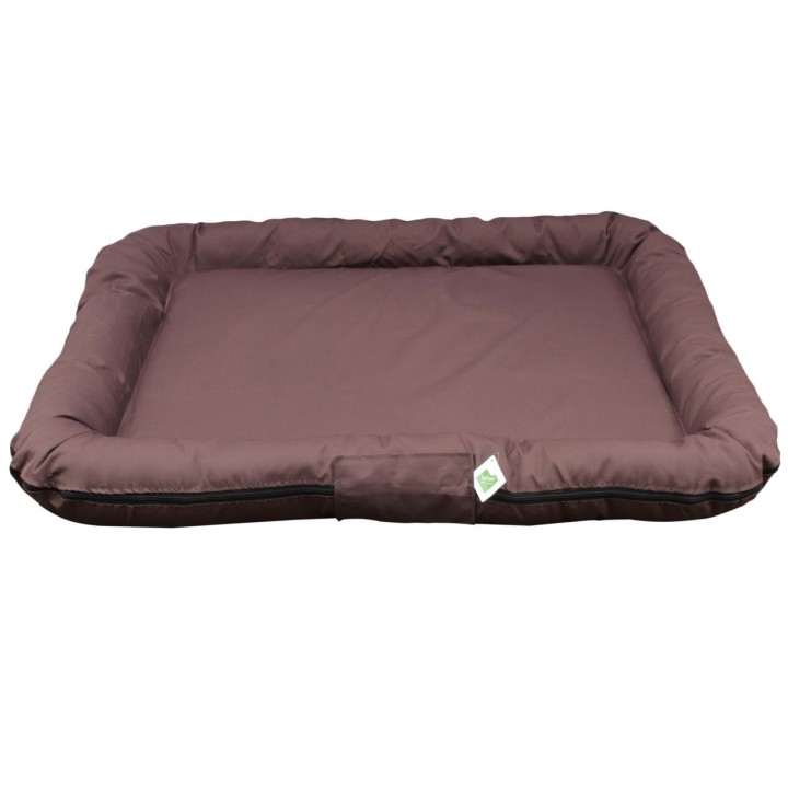 Hundebett Tierbett Hundematratze dunkelbraun 100 x 120 cm