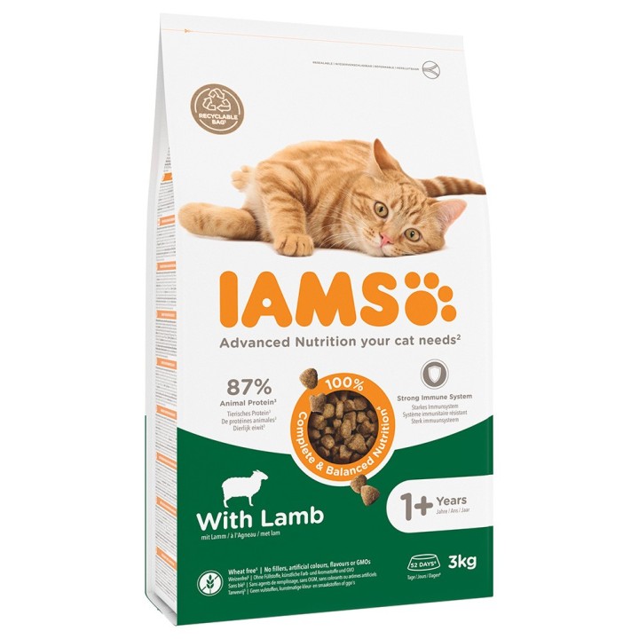 IAMS Advanced Nutrition Adult Cat mit Lamm - 3 kg