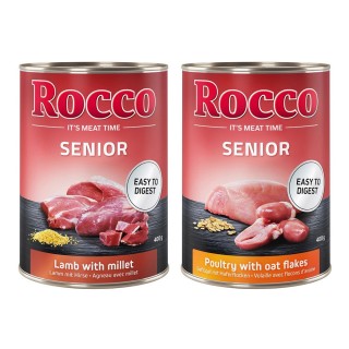 Top-Angebot Rocco Senior 24 x 400 g - Mix: Lamm & Geflügel