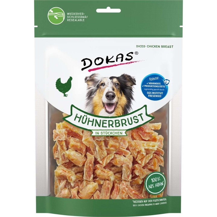 Dokas Hühnerbrust in Stückchen 200g