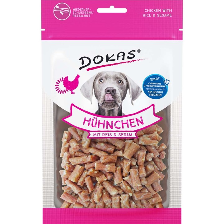 Dokas Hühnchen mit Reis & Sesam 70g