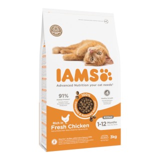 IAMS Advanced Nutrition Kitten mit Frischem Huhn - 3 kg