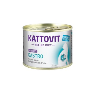 Kattovit Feline Diet Gastro Ente 12x185g