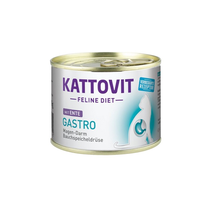 Kattovit Feline Diet Gastro Ente 12x185g