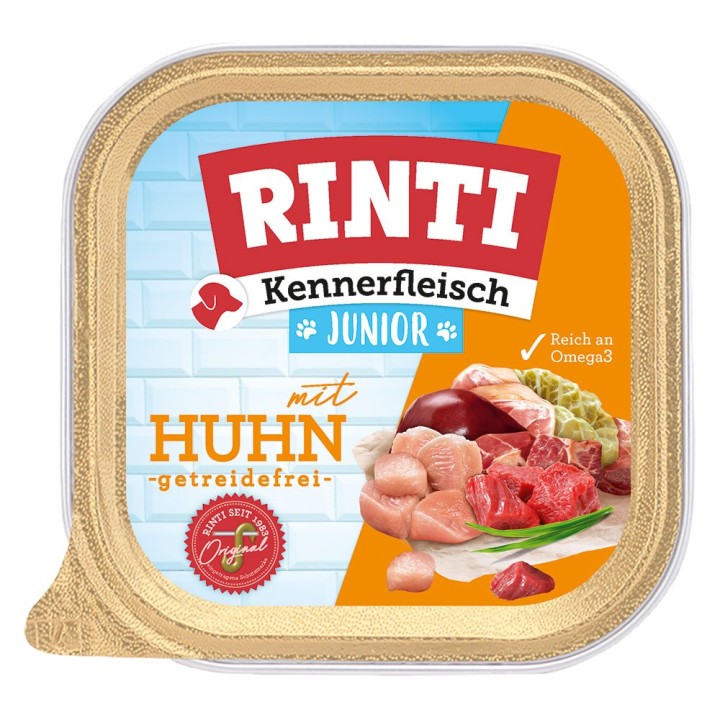RINTI Kennerfleisch Junior 9 x 300 g - Huhn