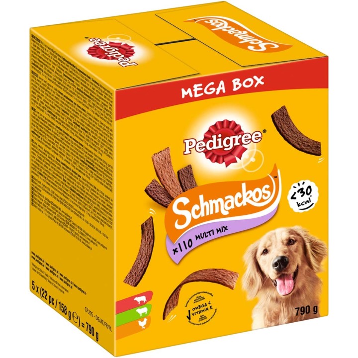 PEDIGREE Schmackos Mega Box Multi Mix 5x158g