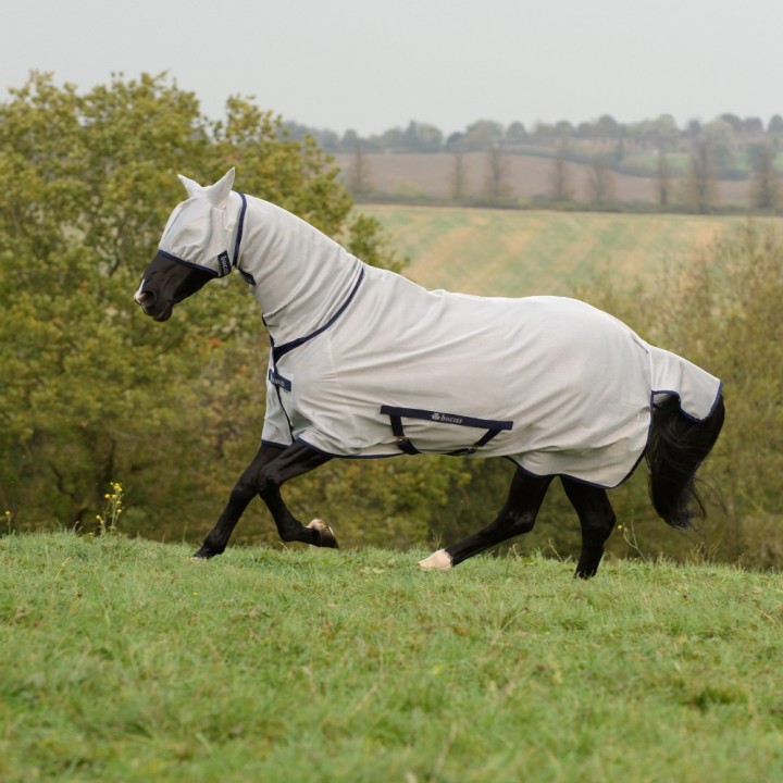 Bucas Freedom Fly Sheet Full Neck PONY - Silver
