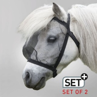 Waldhausen Fliegenmaske Basic ohne Ohrenschutz - 2er Set